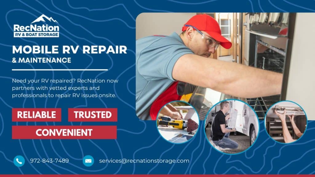 Mobile RV Repair & Maintenance at RecNation RecNation Storage